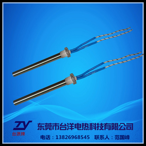 法兰式单头发热管